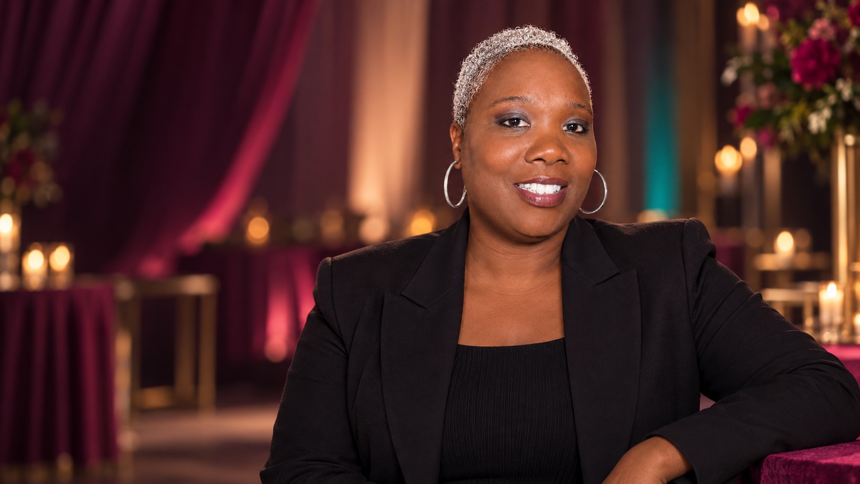LaKisha Mosley in an elevated event environment