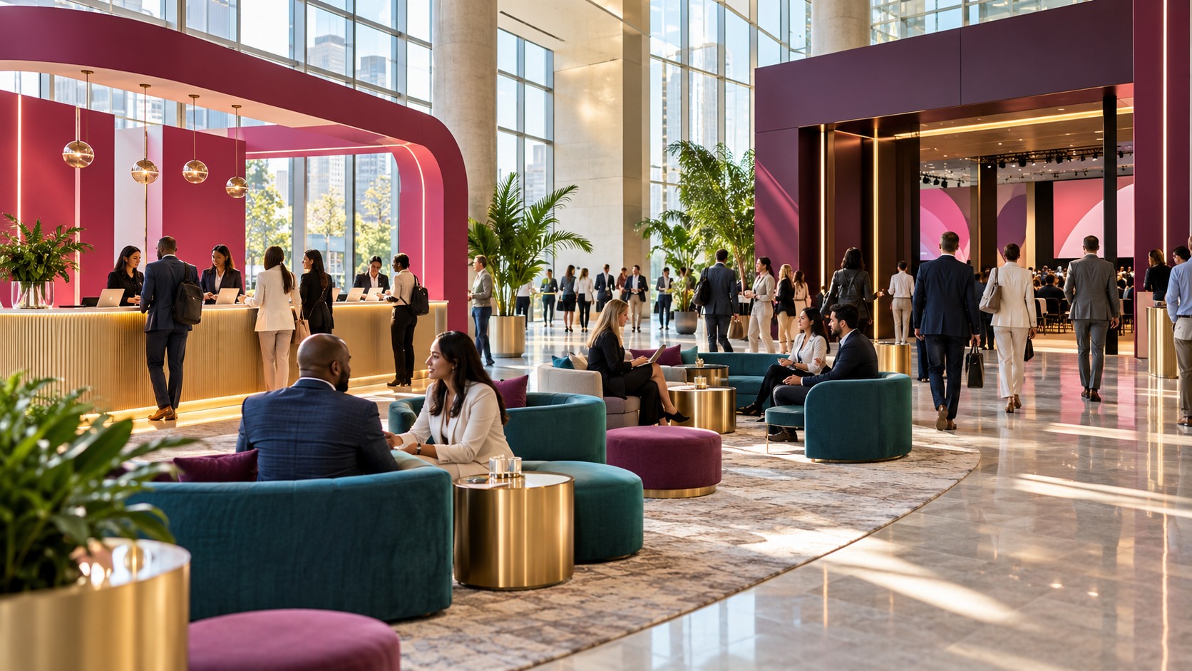 A completed guest experience environment